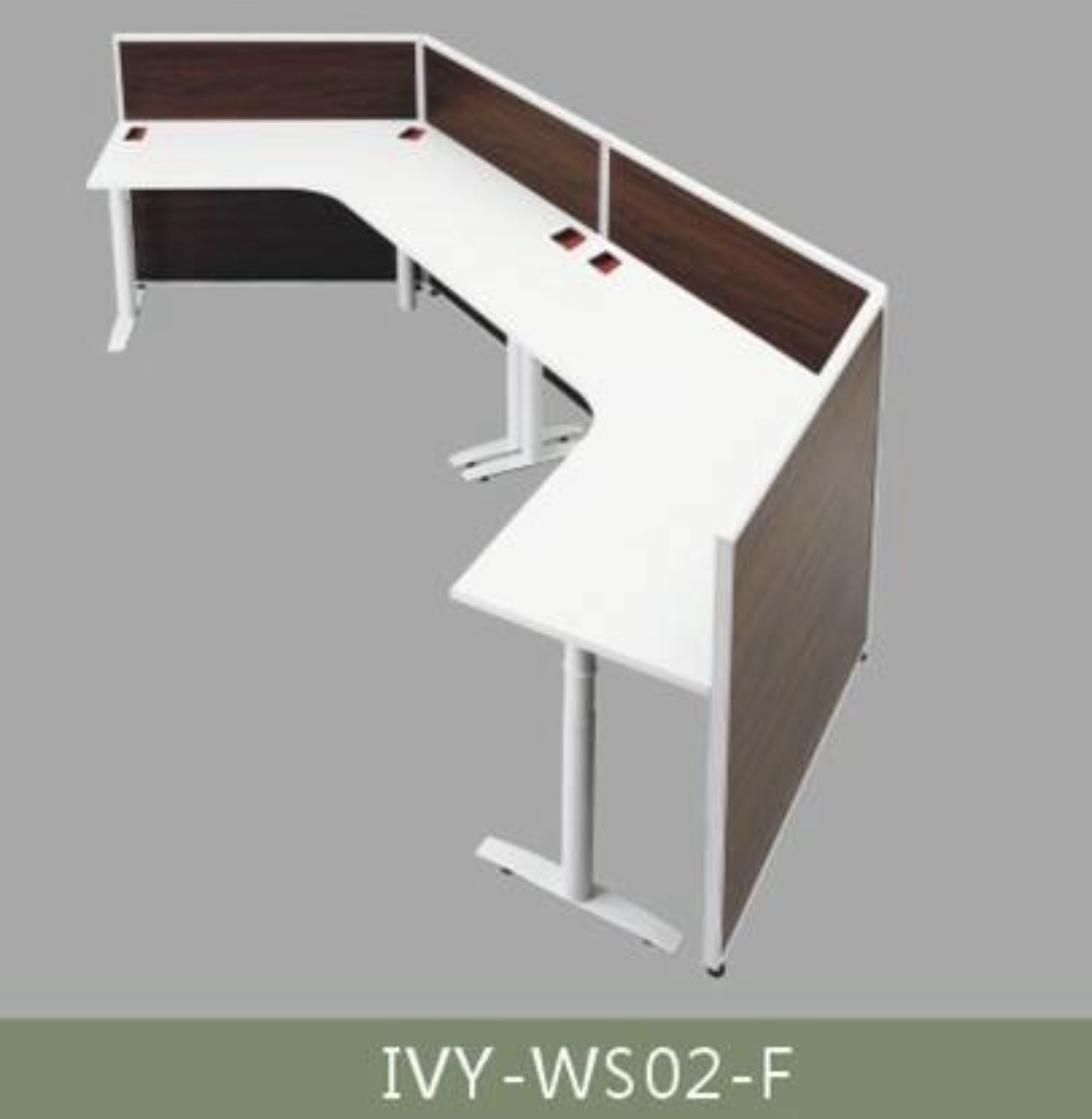 โต๊ะอเนกประสงค์พร้อมพาทิชั่น IVY-WS02-F